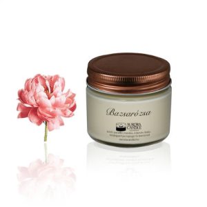 Aurora Vintage illatgyertya BAZSARÓZSA