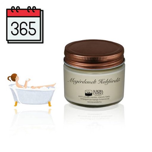 Aurora Vintage illatgyertya MEGÉRDEMELT HABFÜRDŐ